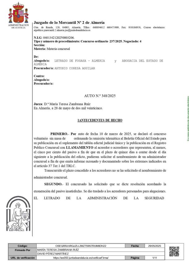 caso de exito ley de segunda oportunidad
