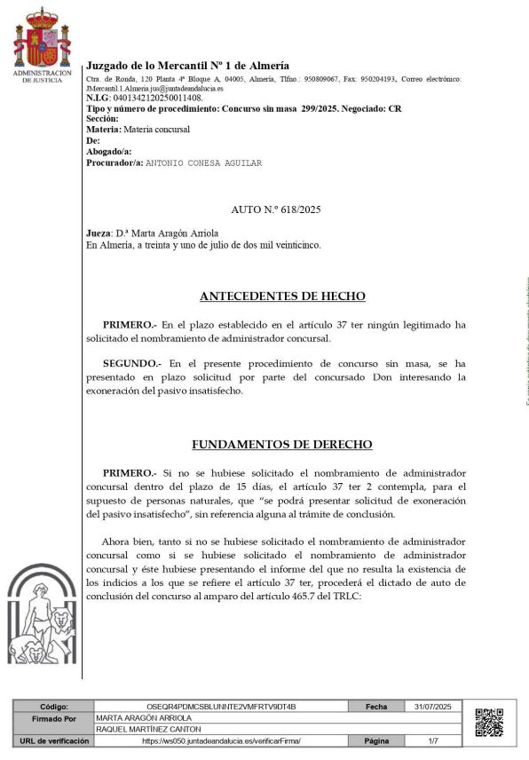 caso de exito ley de segunda oportunidad