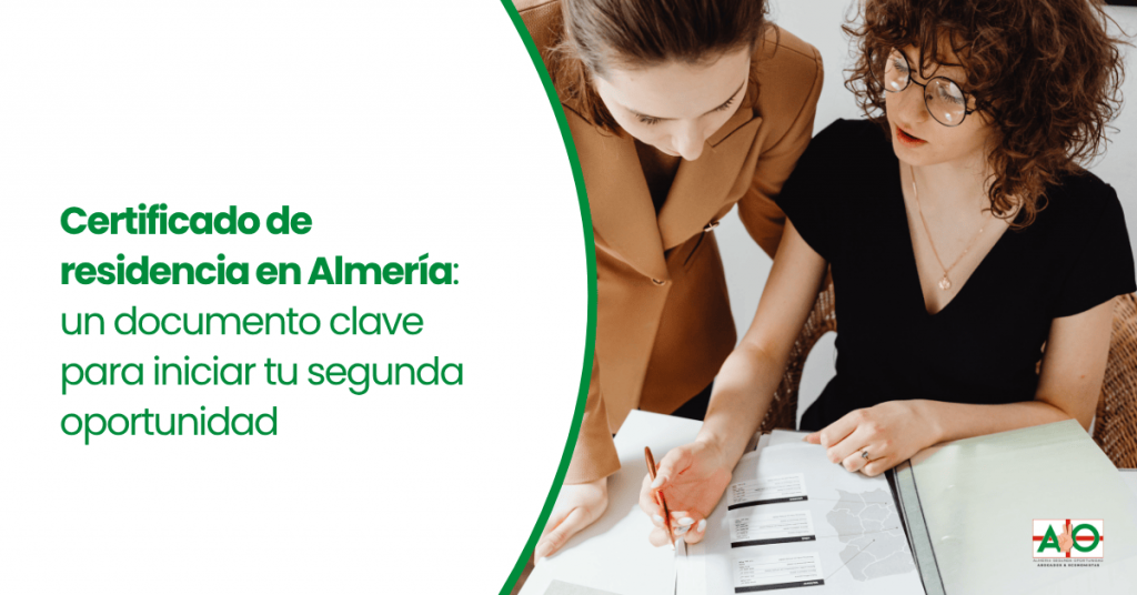 certificado de residencia almeria
