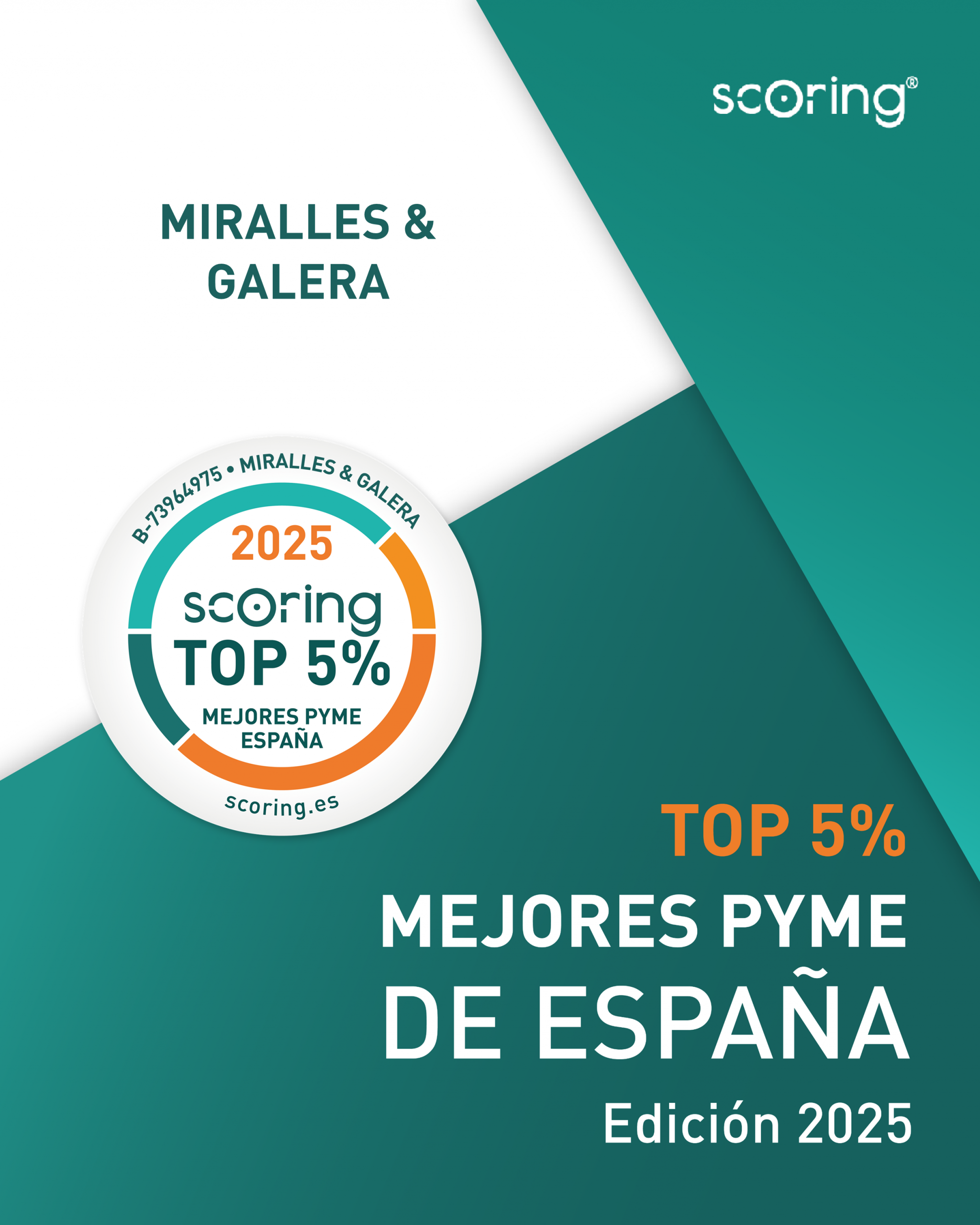 Almería Segunda Oportunidad recibe el sello Mejor Pyme Nacional de Scoring.es