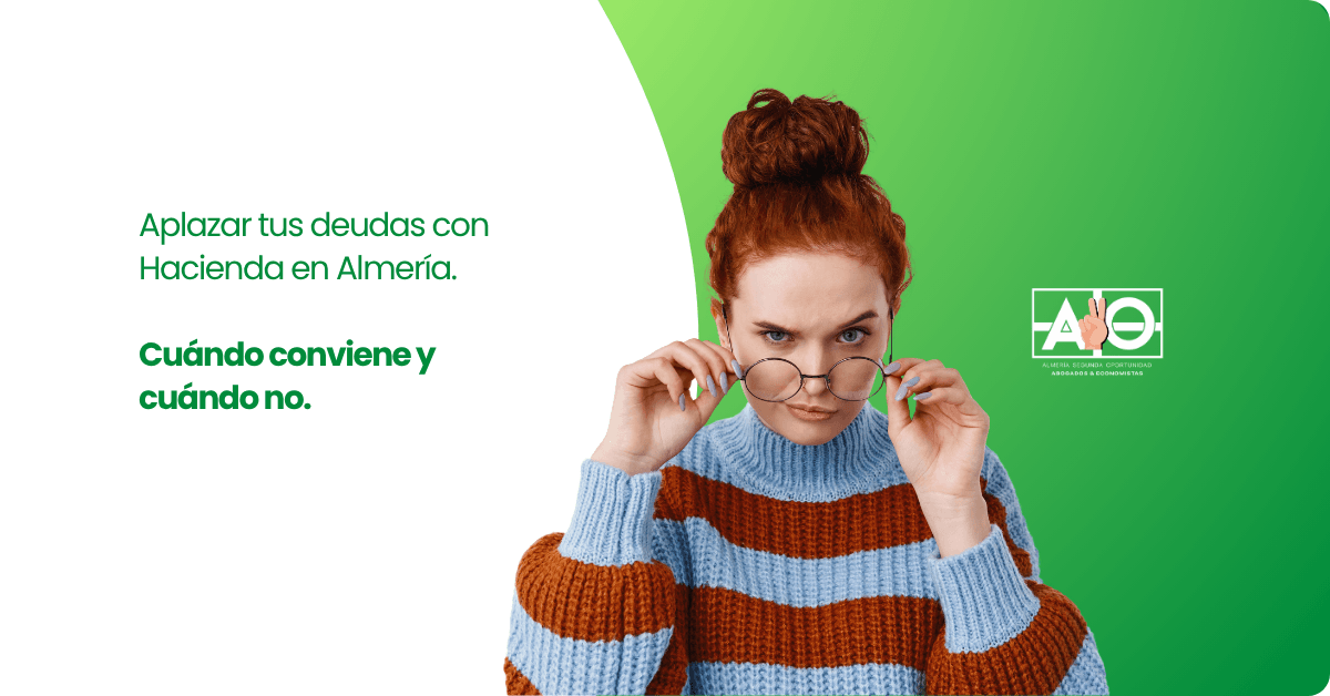 aplazamiento deuda Agencia Tributaria en Almería con Hacienda